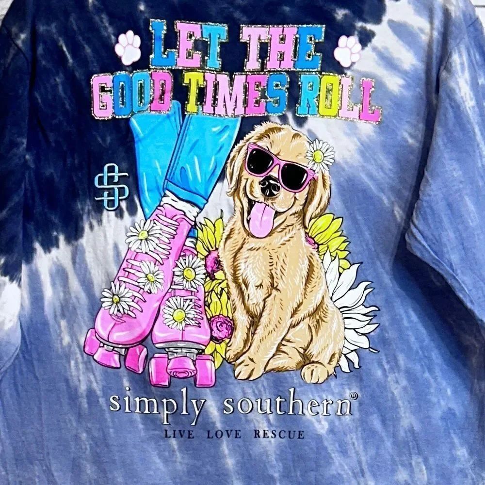 Simply Southern “Let the Good Times Roll” Long Sleeve Tee - Picture 6 of 9